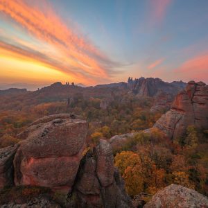 38.ЗАЛЕЗ НАД БЕЛОГРАДЧИШКИТЕ СКАЛИ/ BELOGRADCHIK ROCKS